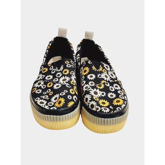 Toms Shoes - TOMS 'Stay Wild' Sun Daisy Flower Platform Shoes Sz 5.5